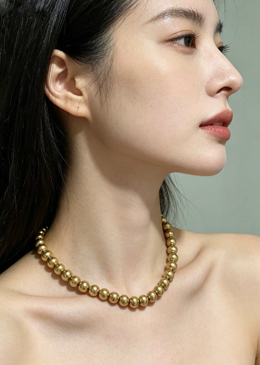 Sphera Choker - Collana a sfere grandi in acciaio