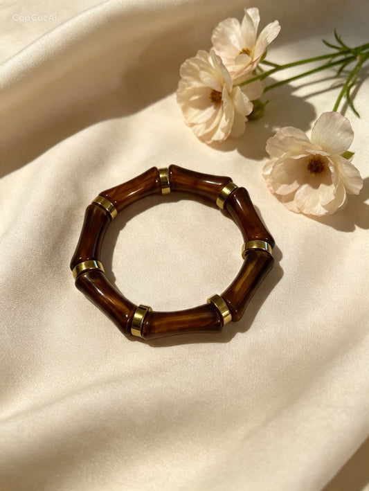 Bracciale elastico Bambù