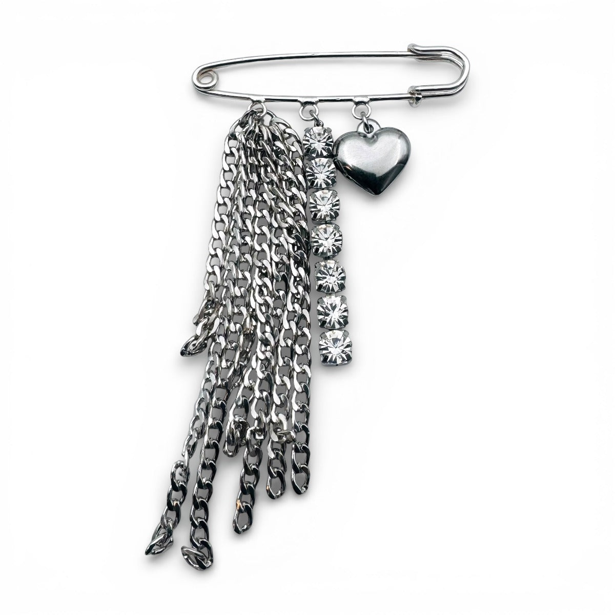 Spilla Isla Silver Cuore