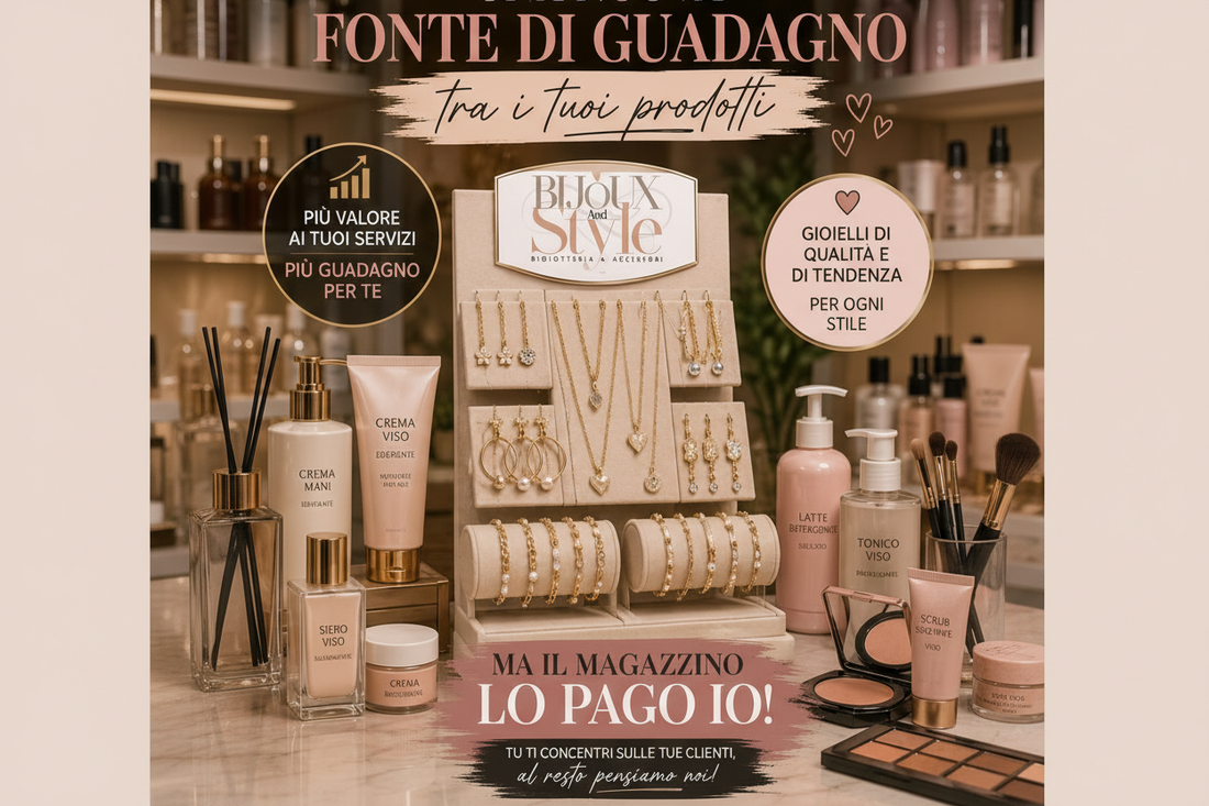 Conto Vendita Bijoux: Una Nuova Fonte di Guadagno per il Tuo Centro Estetico, Salone o Negozio di Abbigliamento