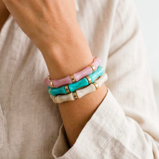Bracciale elastico Bambù