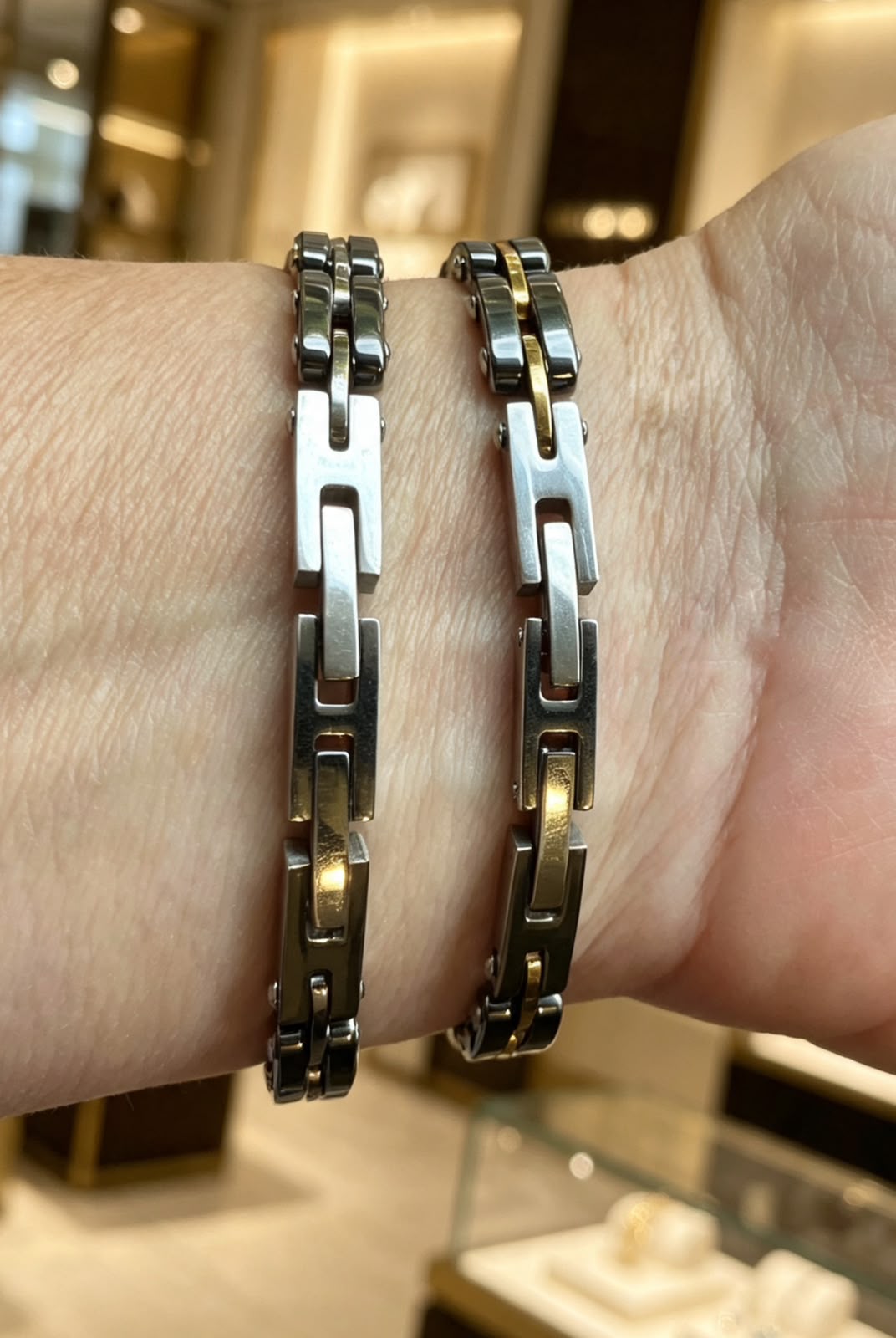 Bracciale Semirigido da Uomo in Acciaio