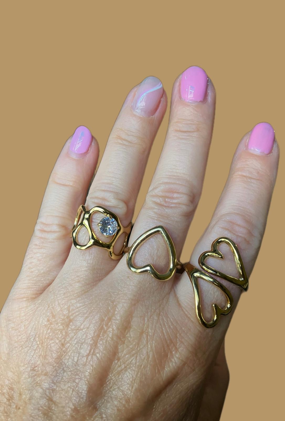Anello Twined Hearts