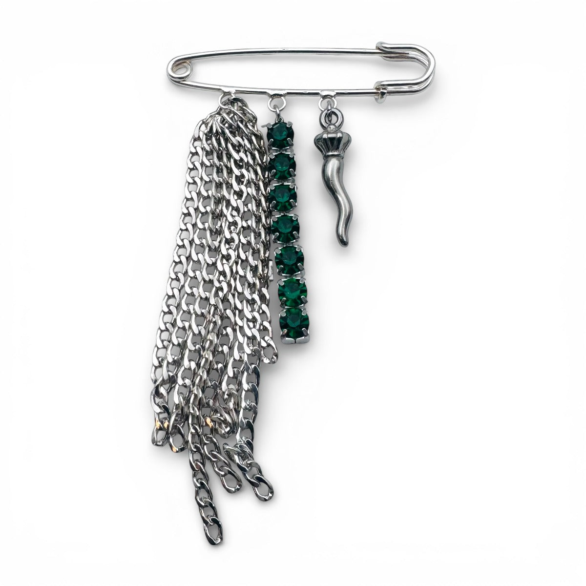Spilla Isla Silver Corno